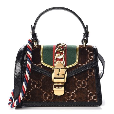 gucci sylvie mini velvet